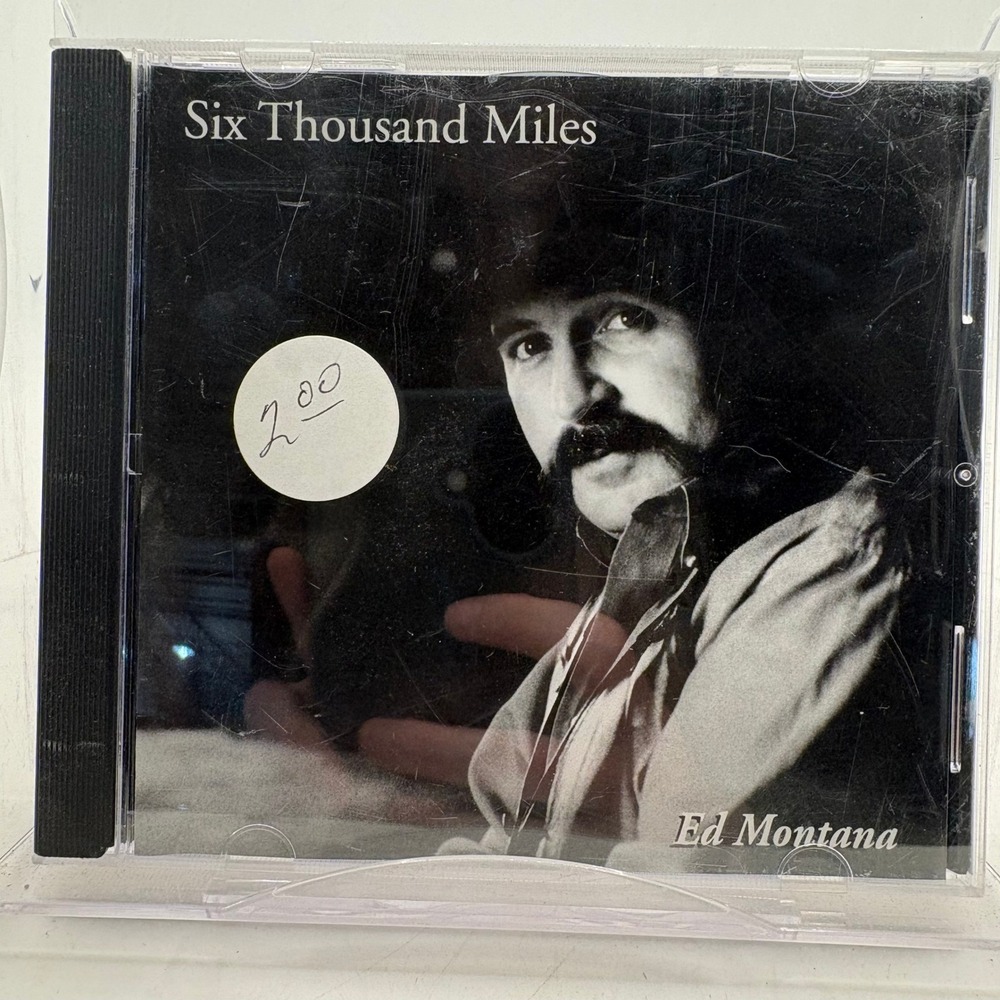 Ed Montana Six Thousand Miles CD Album Country Western Folk Music Rare